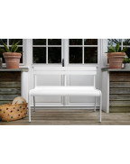 Banc de jardin avec dossier LUXEMBOURG / 3 places - FERMOB