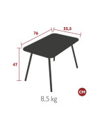 Table de jardin pour enfant LUXEMBOURG KID - FERMOB