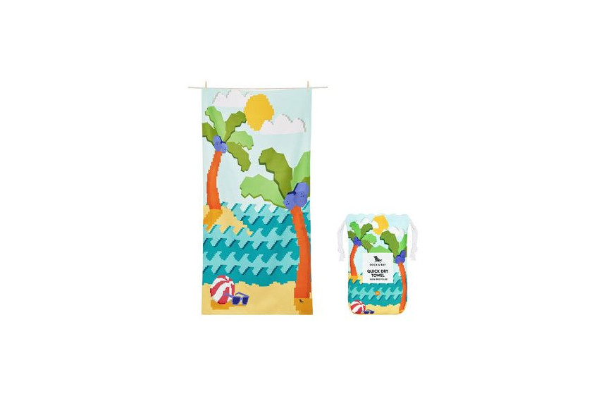 Serviette de plage pour enfant 160x90cm - DOCK&BAY