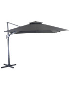 Parasol déporté inclinable et ventilé 3x3 m - PROLOISIRS
