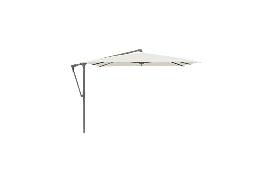 Parasol Sunwing CASA 270x270 cm Alu Anthracite CAT 2 OFF WHITE 158 GLATZ