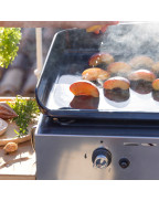 Plancha à gaz INITIAL 65 inox / 3 feux - ENO PLANCHA