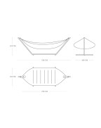 Hamac avec support HEADDEMOCK SUPERB - FATBOY