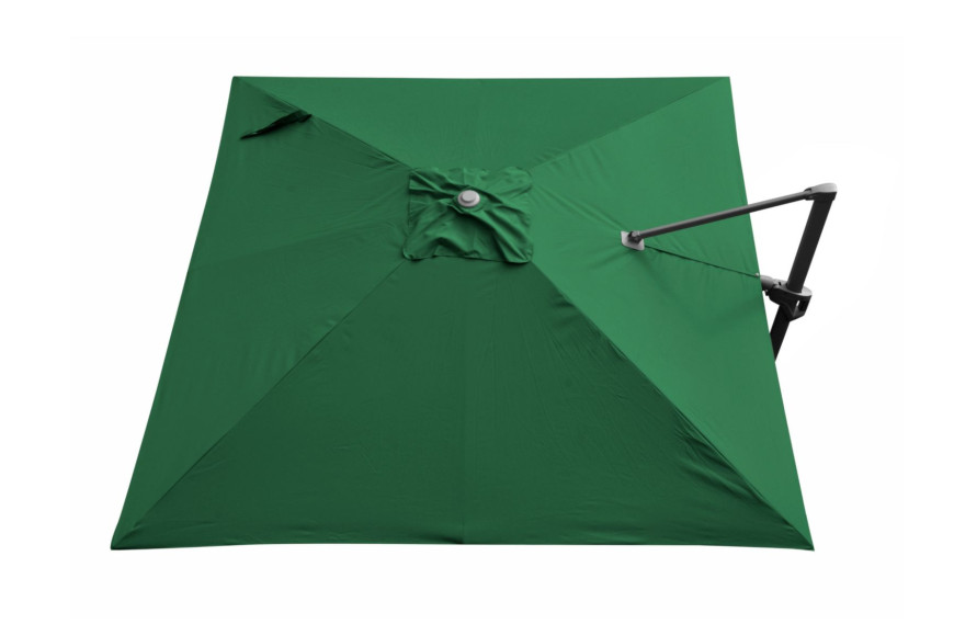 Toile pour parasol déporté 3x3 m PROLOISIRS en polyester 210gr/m² avec cheminée de décompression