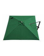 Toile pour parasol déporté 3x3 m PROLOISIRS en polyester 210gr/m² avec cheminée de décompression