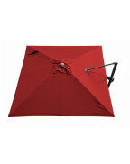 Toile pour parasol déporté 3x3 m PROLOISIRS en polyester 210gr/m² avec cheminée de décompression