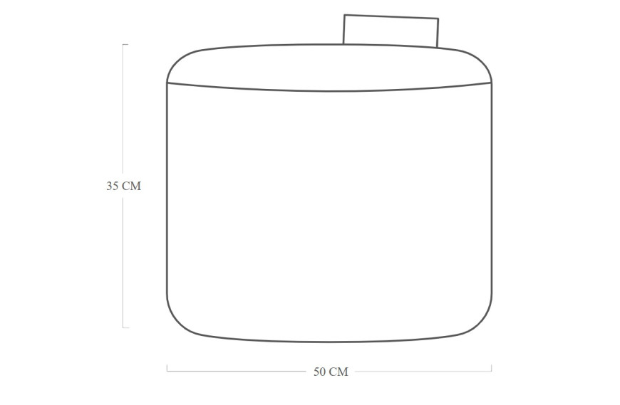 Pouf de jardin OUTDOOR Ø50cm - FATBOY