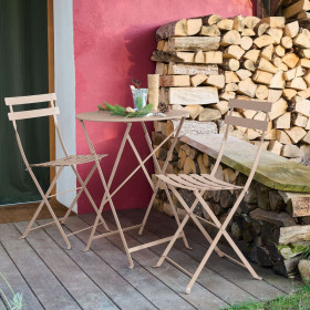 Salon de jardin repas BISTRO MUSCADE  / 2 places - FERMOB