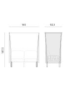Voile d'ombrage pour canapé KOMODO 2 - NARDI