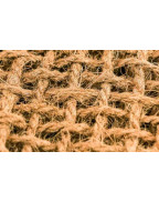 Ombrière triangle naturelle en fibres de coco 3.5m - JARDILINE