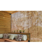 Ombrière rectangle en fibres coco 4X3M - JARDILINE