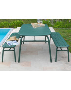 Salon de jardin repas OSCAR / 4 places - PROLOISIRS