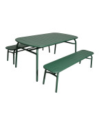 Salon de jardin repas OSCAR / 4 places - PROLOISIRS