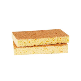 Lot de 2 éponges vaisselles naturelles ANDRÉE JARDIN écologiques et biodégradables