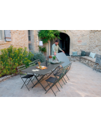 Galette de chaise Bistro 38x28 cm OUTDOOR BASICS - FERMOB