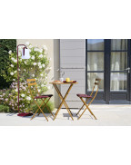 Galette de chaise Bistro 38x28 cm OUTDOOR BASICS - FERMOB