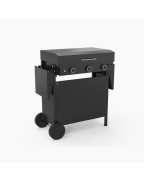 Capot plancha ORIGIN 75 Acier noir - FORGE ADOUR