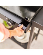 Plancha électrique BASE 60 Acier noir - FORGE ADOUR