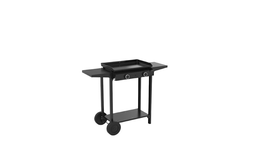 Chariot plancha BASE 60 Acier noir - FORGE ADOUR
