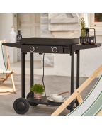 Capot plancha BASE 60 Acier noir - FORGE ADOUR