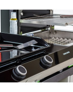 Plancha à gaz avec gril COMBI - FORGE ADOUR