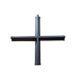 Pied en croix PROLOISIRS pour parasol déporté, compatible dalles 45x45 cm, acier thermolaqué résistant