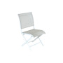 Chaise pliante de jardin structure crème ÉLÉGANCE - PROLOISIRS