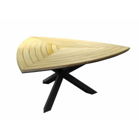 Table triangle de jardin FERRONE / 6 places - PROLOISIRS