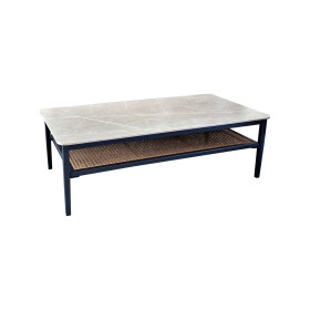 Table basse de jardin RAPHIA 131x71 cm - OCEO