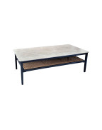 Table basse de jardin RAPHIA 131x71 cm - OCEO