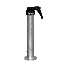 Tube de fixation Z Ø35/38 mm GLATZ pour parasols ALUSMART ALUTWIST FORTINO en acier galvanisé