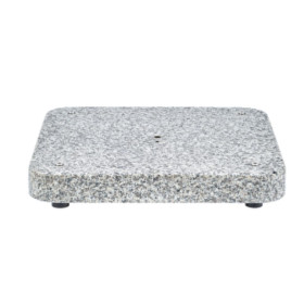 Socle en granite naturel 55 kg GLATZ 59x59 cm pour parasol