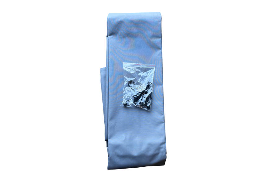 toile de tonnelle adossée 3x4 m Privilege Proloisirs grise étanche 400 g/m²