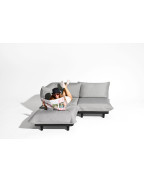 Salon bas de jardin PALETTI Medium FATBOY modulaire et résistant aux intempéries avec coussins confortables