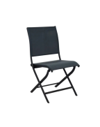 Chaise pliante de jardin GRAPHITE CHINÉ ÉLÉGANCE - PROLOISIRS