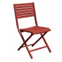 Chaise pliante de jardin aluminium LUCCA PROLOISIRS design ergonomique