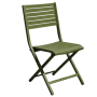 Chaise pliante de jardin aluminium LUCCA PROLOISIRS design ergonomique
