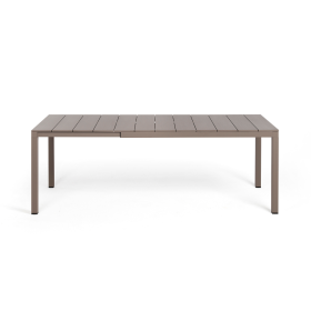 Table de jardin extensible RIO 140/210 x 85 cm NARDI OUTDOOR aluminium laqué 6 à 8 places