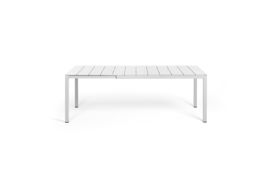 Table de jardin extensible RIO 140/210 x 85 cm NARDI OUTDOOR aluminium laqué 6 à 8 places
