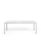 Table de jardin extensible RIO 140/210 x 85 cm NARDI OUTDOOR aluminium laqué 6 à 8 places
