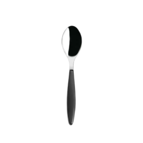 Petite cuillère FEELING 14.5 cm GUZZINI, design bicolore en inox et plastique.