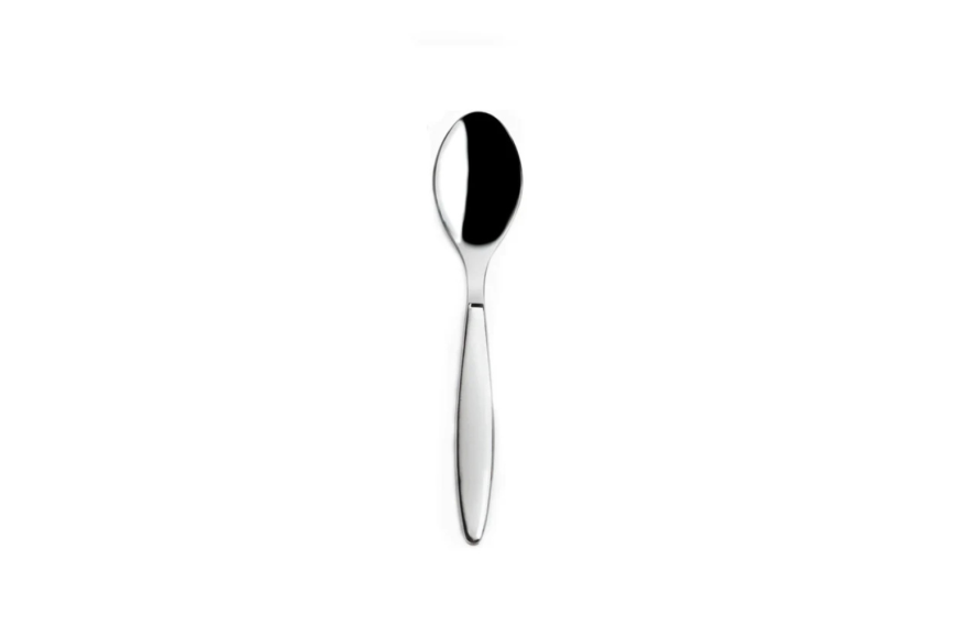 Petite cuillère FEELING 14.5 cm GUZZINI, design bicolore en inox et plastique.