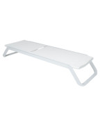 Bain de soleil Marieta Vlaemynck en aluminium pour jardin et piscine