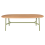 Table à manger ovale chêne SO'O 220x95 cm / 8 places - FERMOB