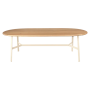 Table à manger ovale chêne SO'O 220x95 cm / 8 places - FERMOB