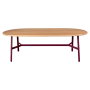 Table à manger ovale chêne SO'O 220x95 cm / 8 places - FERMOB