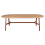 Table à manger ovale chêne SO'O 220x95 cm / 8 places - FERMOB