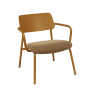 fauteuil lounge tissu STUDIE FERMOB design en aluminium et tissu recyclé