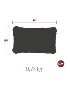 coussin d’extérieur Trèfle FERMOB 68x44 cm en tissu Jacquard déhoussable et résistant aux UV