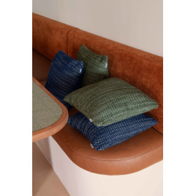 coussin outdoor Fermob Rythmo Vibration Minuit bleu foncé déhoussable déperlant